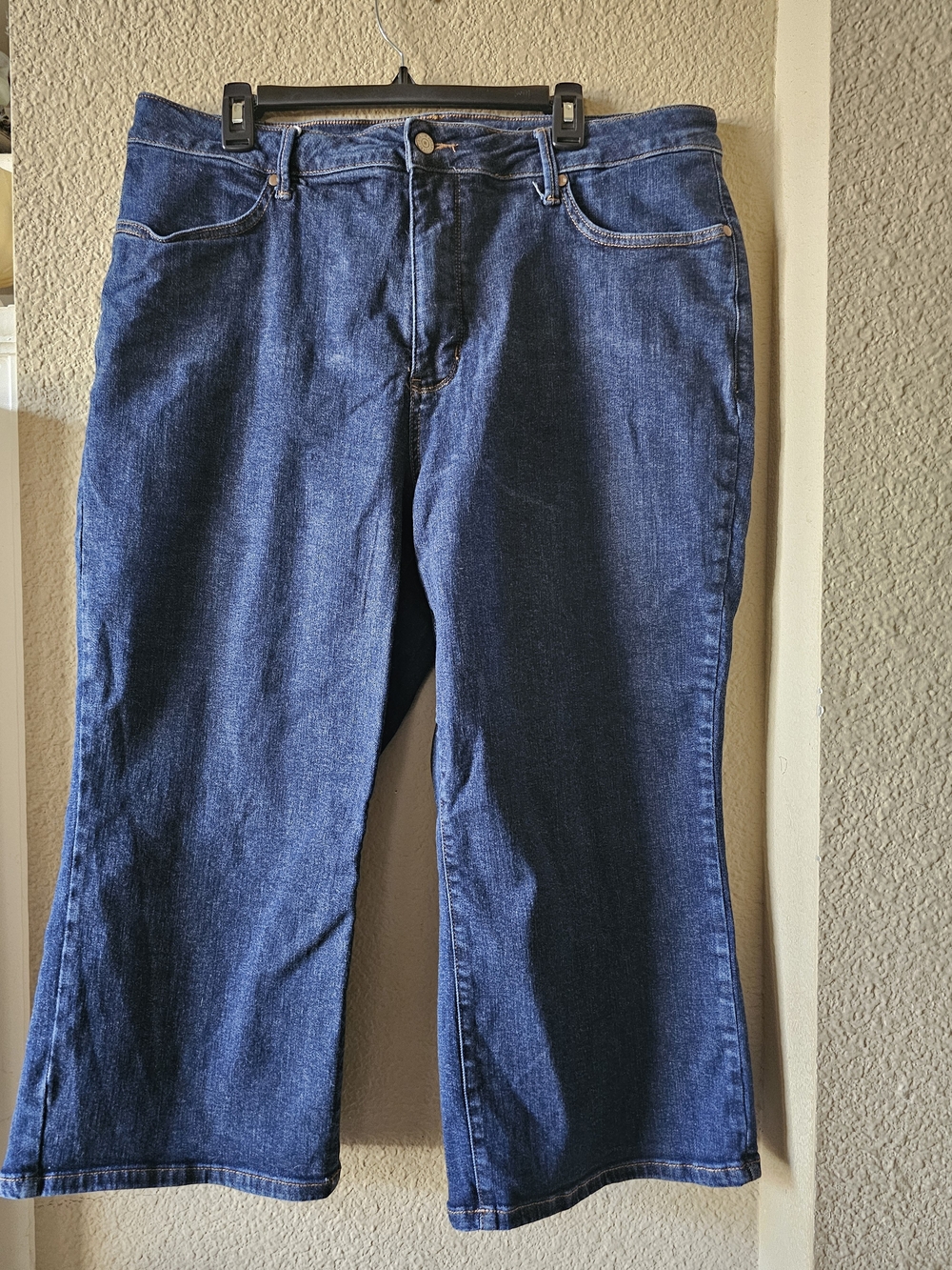 Judy Blue Women's Dark Blue Wide Leg Jeans